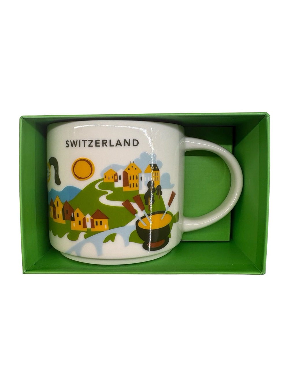 Starbucks Switzerland Coffee Mug You Are Here 2023 YAH Series 14oz With Box